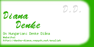 diana denke business card